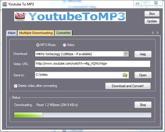 download youtube mp3 converter f