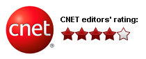 CNet editor 4 star rating